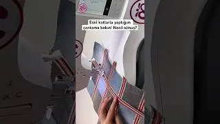 Eski kotlarla yaptığım çanta nasıl olmuş? Ben çok beğendim😍 #short #shorts