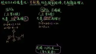 2-5.1結構補充45_酸的分子結構畫法