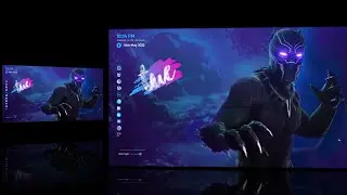 Animated Black Panther Theme For Windows 10 & W 11 PC | Black Panther Rainmeter Skin | Clean Desktop