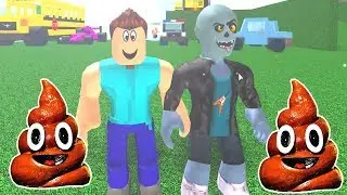 ZOMBİK VE STEVE KAKA OLDU 😱 - Roblox