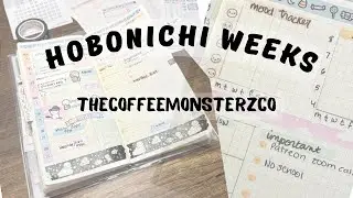 Hobonichi Weeks | Plan With Me | TheCoffeeMonsterzCo