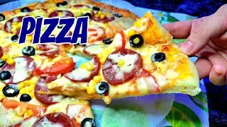 Evdə Hazırlanan Ən Ləzzətli Pizza Resepti 🍕Pizza tarifi