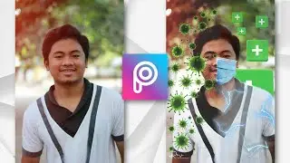 CORONA VIRUS VS HUMAN  | COVID 19 Picsart Tutorial | Edit Like a Pro