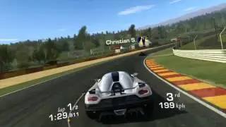 A race with KOENIGSEGG AGERA R ( OVER 340 KPH ! ) | Real Racing 3