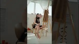 Lisa will show you how she behaves at home alone