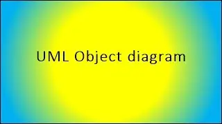 UML Object diagram