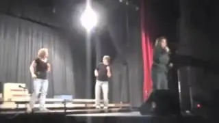 Amy Barnhart doing some Rick Rollin'