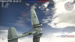 Sneaking up on a Hurricane MKIV with a He111 H-16
