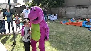 Barney Birthday Wish - 10 year old Brain Injured boy
