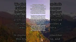 Enduring Temptation: The Power of God’s Faithfulness, Reflecting 1 Corinthians‬ ‭10‬:‭13