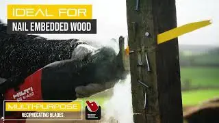 Starrett Multi-Purpose Reciprocating Blades | For Nail Embedded Wood, Metal, Wood, Plastics & More