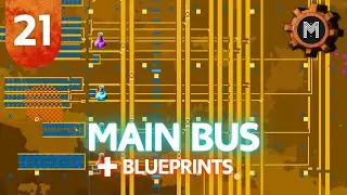 Building The MAIN BUS! [FREE Blueprints] | 21 | Factorio Space Age