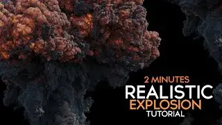 Realistic Explosion in 2 Minutes - 3dsmax Tutorial