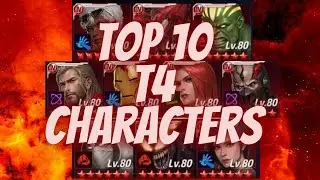TOP 10 T4 - RANKING  ALL CHARACTERS  FOR PVE / PVP - WHAT TO BUILD AND WHY ?  | Marvel Future Future