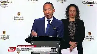 La Ministra de Transporte, María Constanza García, informó sobre el aumento en los tiquetes aéreos