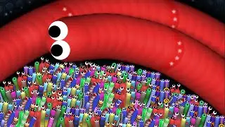 Slither.io 001 Troll Hacker Snake vs 71417 Tiny Snakes Epic Slitherio Gameplay