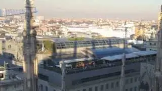 view from the Duomo - Milan, Italy