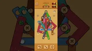 Woodle - Wood Screw Puzzle Level 22 | GAME Walkthrough