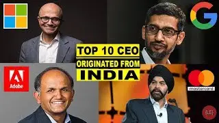 Top 10 Indian Origin CEO’s Who Are Ruling the World | Indian CEO