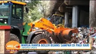 Tumpukan Sampah Menggunung di Kolong Tol Wiyoto Wiyono, Jakut - SIP 04/11