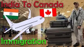 INDIA  TO  CANADA | Full Journey Vlog | Winter Intake Jan 2024