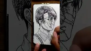 [ASMR] Drawing Levi 🤕- Attack on Titan 