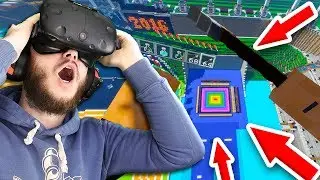 КТО ПРЫГНЕТ ВЫШЕ В МАЙНКРАФТЕ В ВИРТУАЛЬНОЙ РЕАЛЬНОСТИ?! ШЕД ИЛИ ЖЕКА?! - Minecraft VR - HTC Vive