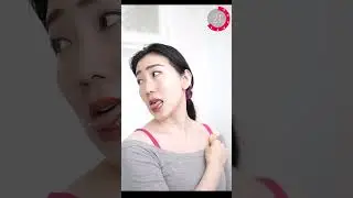 Twist your tongue, then your double chin will be removed!
