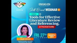 Skill Based WEBINAR 1.0 || Tools for Effective Literature Review and Referencing (A Practical Guide)