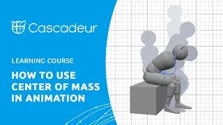 Cascadeur - How to use  Center of Mass in animation