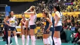 Semifinal 1 SET Parte 2 Mundial feminino de vôlei 2010 Brasil vs Japão