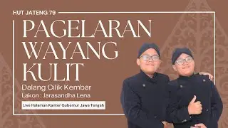 Dalang Kembar Tampil Memukau di Pagelaran Wayang Kulit Hari Jadi Ke-79 Provinsi Jateng