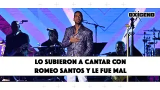 El oso de la vida: lo subieron a cantar con Romeo Santos y le fue mal | Oxígeno