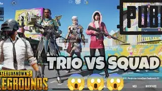 TRIO VS SQUAD PUBG MOBILE | GIM 17