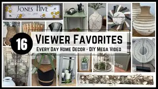 Every Day Home Decor DIY Mega Video 2021 | Dollar Tree | Thrift Flips | High End Decor Dupes