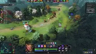 Lucky invoker sunstrike-Dota 2 moment