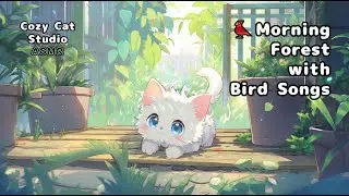 Morning Forest Birds Lofi for Peaceful Focus — Calm Piano & Nature Ambience