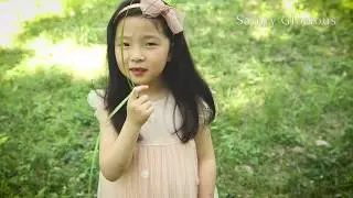 Girls' mesh dress
