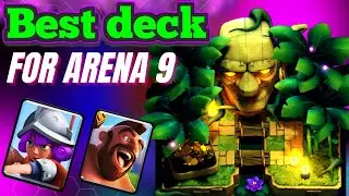 Best Deck For Arena 9 in Clash Royale || 2.8 Hog Rider Deck ||  Clash Royale Best Deck