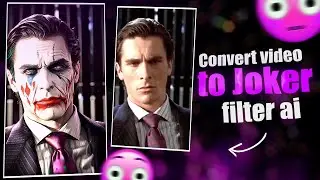 ഇവൻ ആള് കൊള്ളാല്ലോ😍🔥 | Ai video | I converted patrik batmen into joker!!!