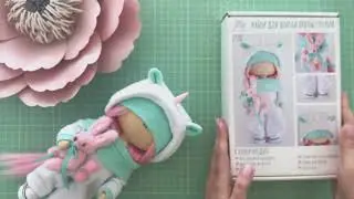 Набор для шитья куклы - текстильная кукла Глория| Handmade Fabric Toy