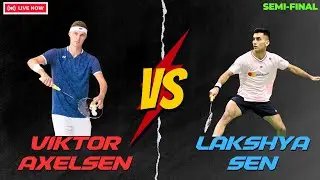 Lakshya Sen VS Viktor Axelsen | Olympic Semifinal