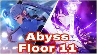 NEW Abyss 2.1 Floor 11 Baal [C0] and Ayaka [C0] Clear 9star