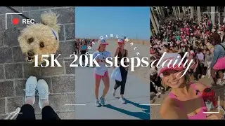 HOT GIRL WALKING 15000-20000 STEPS A DAY