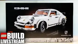 LEGO Porsche 911 Build Livestream! (Ep 70) - 10295