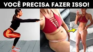 5 Exercícios FÁCEIS Para Derreter Gordura da Barriga Rápido [Treino Em Casa]