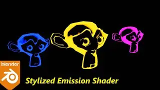Blender 3.3 | Stylized Emission Shader