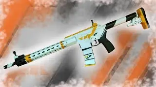 Как сделать спортивную AR15 в скине Asiimov