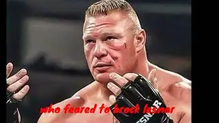 who feared to Brock lesnar on wwe#prakash