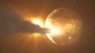 After Effects Dalek Misil Strikes a Planet - Space Objects